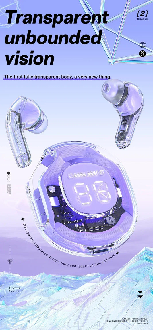 Wireless Ultra Crystal Earbuds