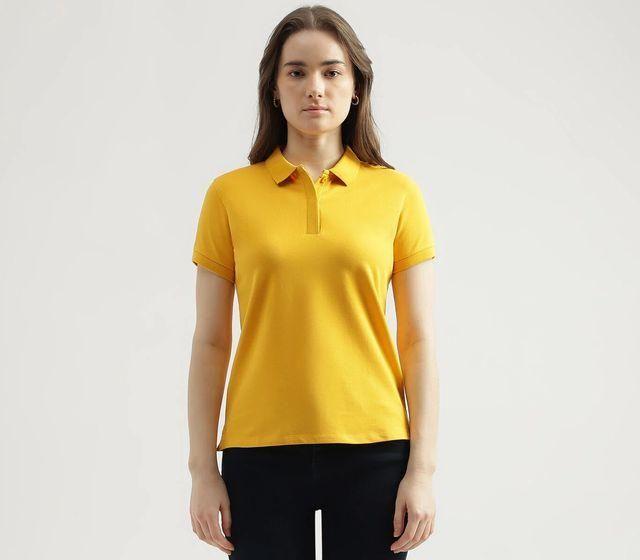 Women’s Solid Cotton Blend T-Shirt Combo (Pack of 5)