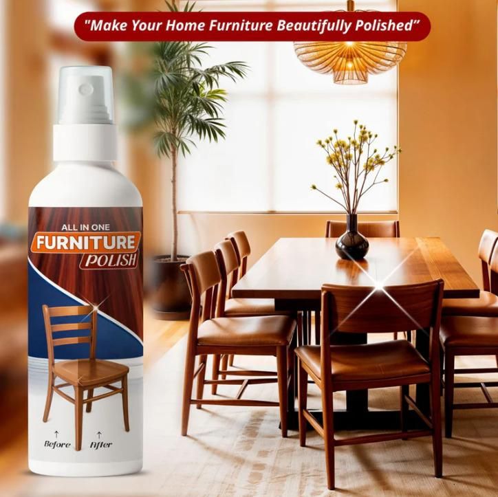 All-in-One Furniture Polish Spray – Pack of 3 (Instant Shine & Protection)