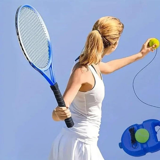 Multi-Sport Solo Training Rebounder – Cricket & Tennis Practice Trainer with Ball & Base
