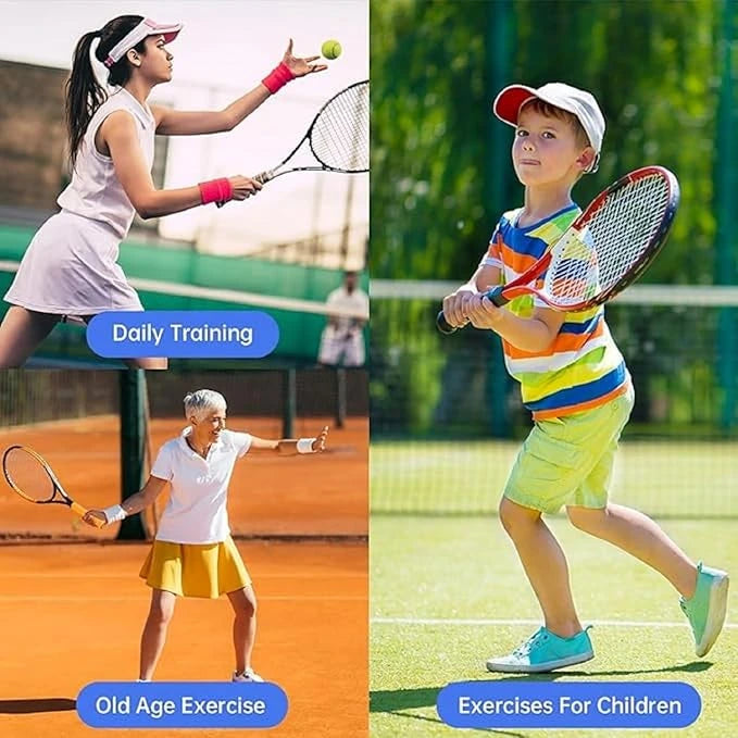 Multi-Sport Solo Training Rebounder – Cricket & Tennis Practice Trainer with Ball & Base
