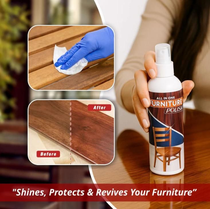 All-in-One Furniture Polish Spray – Pack of 3 (Instant Shine & Protection)