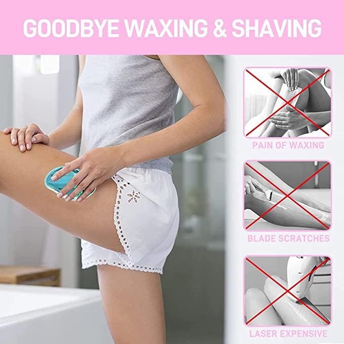 Crystal Hair Remover – Painless & Reusable Hair Removal Tool