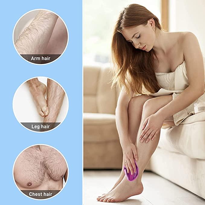 Crystal Hair Remover – Painless & Reusable Hair Removal Tool