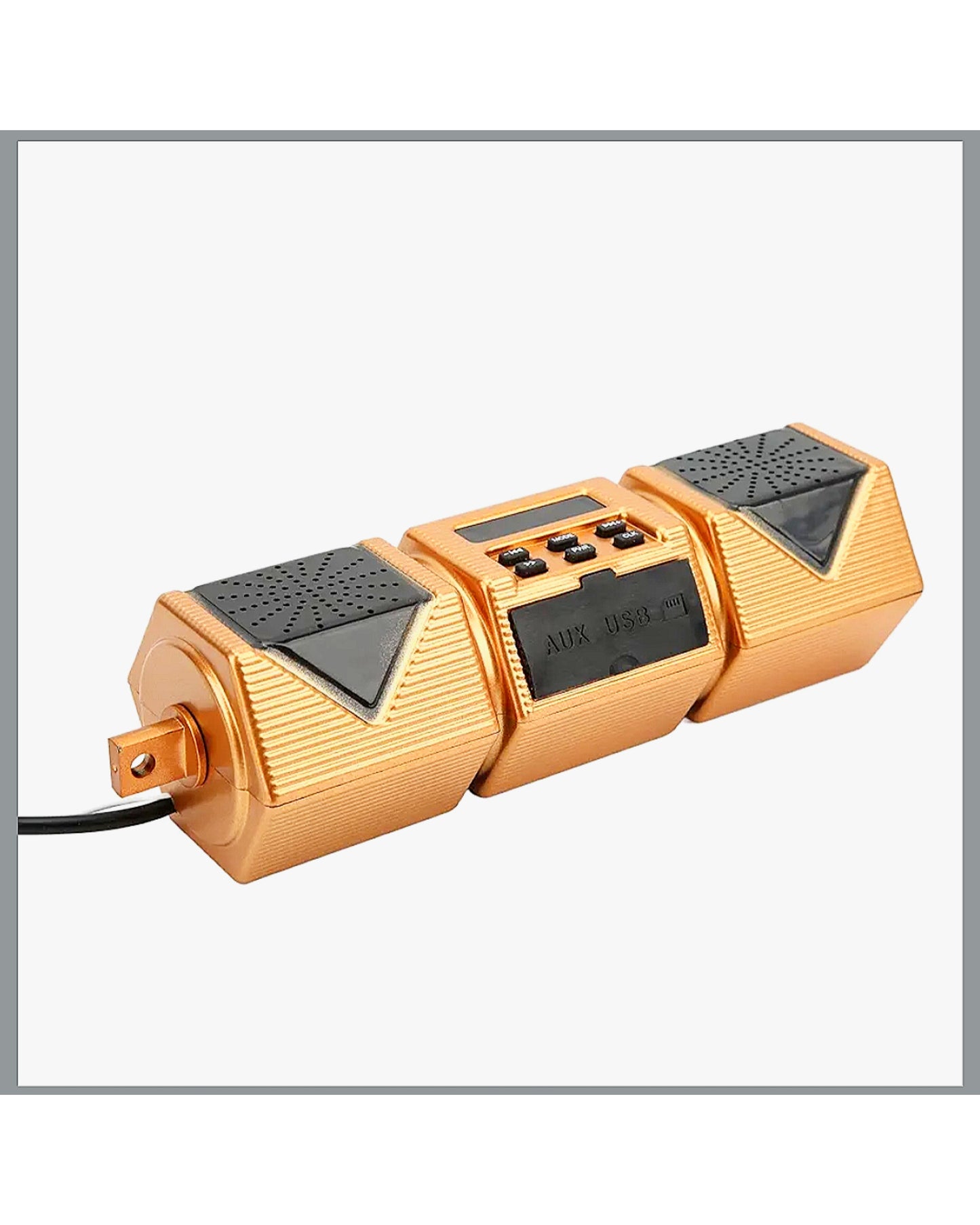 Portable Bluetooth Speaker with Type-C Fast Charging, LED Display & Multi-Connectivity