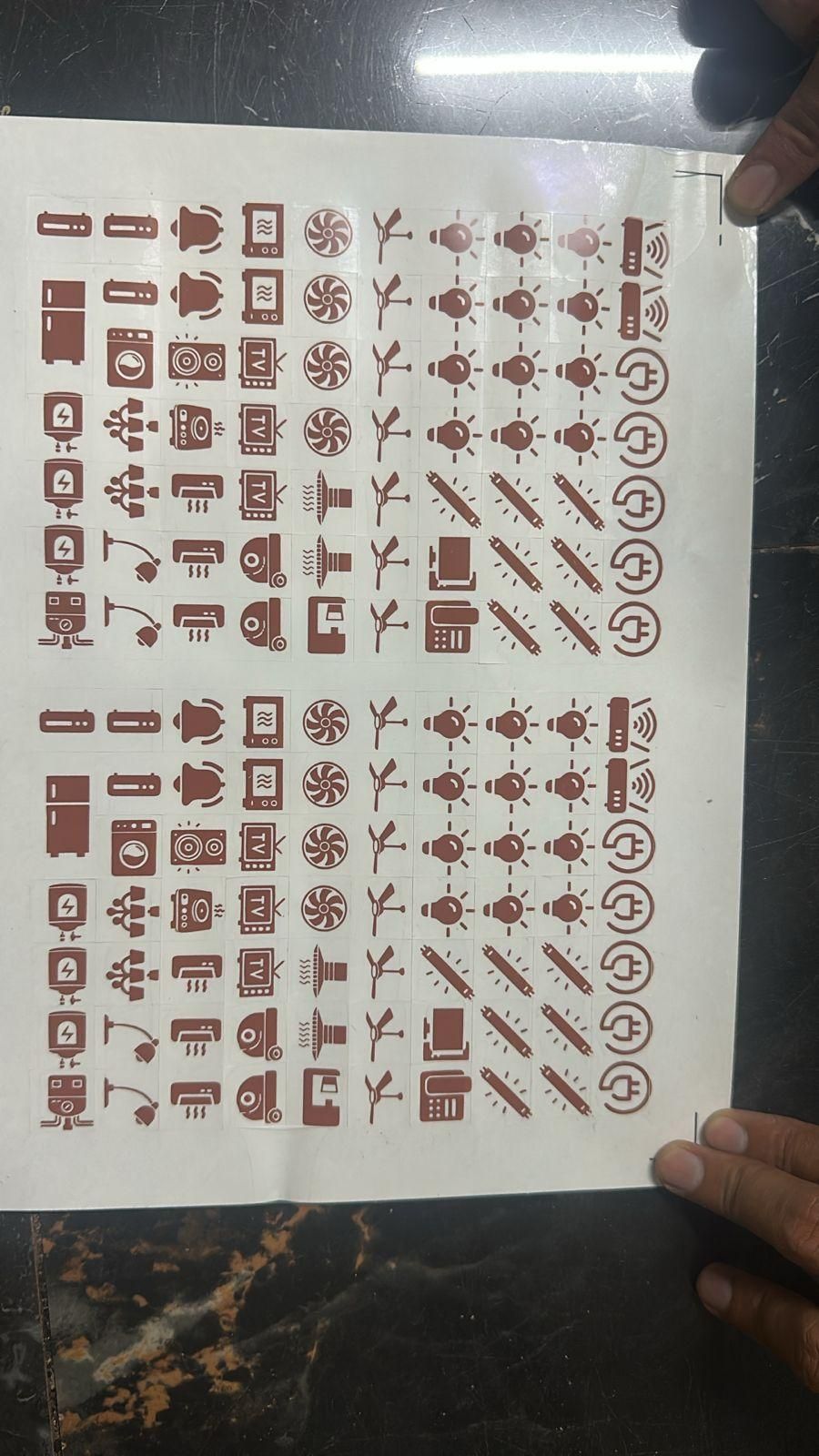 Gold Switch Stickers (200 Stickers)