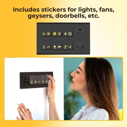 Gold Switch Stickers (200 Stickers)