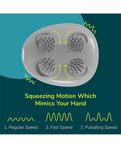 Electric Scalp Massager with 4 Rotating Heads – Relaxing Head, Neck & Body Massager