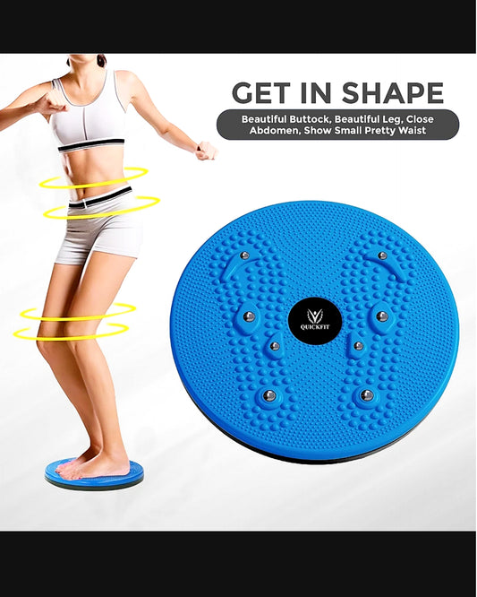 QuickFit Magnetic Twister Waist Trimmer Board – Fitness Twist Disc for Full Body Workout