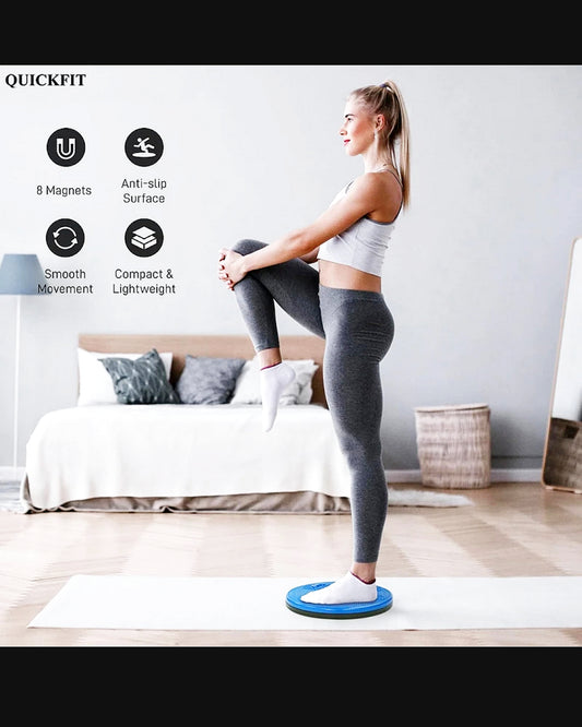 QuickFit Magnetic Twister Waist Trimmer Board – Fitness Twist Disc for Full Body Workout
