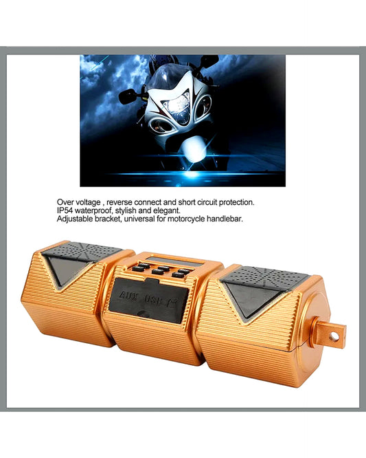 Portable Bluetooth Speaker with Type-C Fast Charging, LED Display & Multi-Connectivity