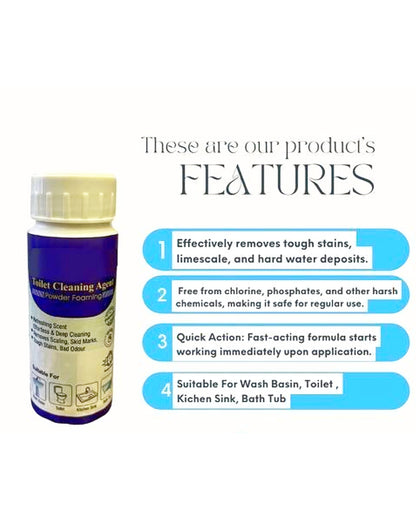 Combo Pack of 2 - Ultra Power Toilet Cleaning Agent